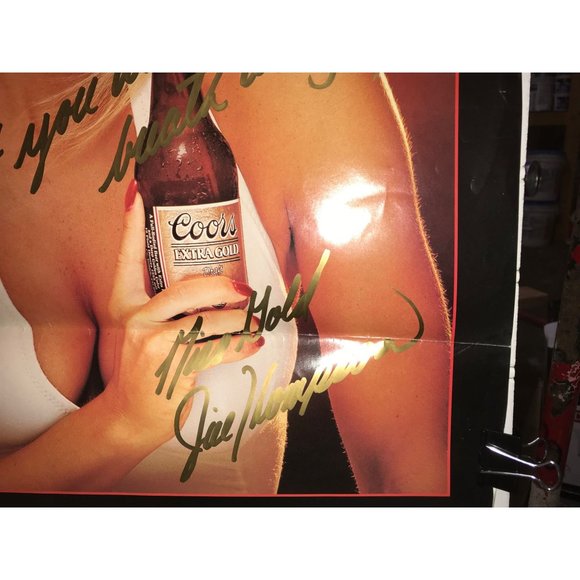 Jill Thompson Miss Gold Beer Poster "Last night you took my breath away! - Picture 4 of 11